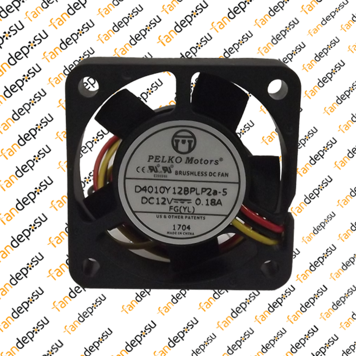 PELKO D4010Y12BPLP2a-5   40x40x10mm 12V DC 0.18A PLASTİK KASA PLASTİK KANAT FAN