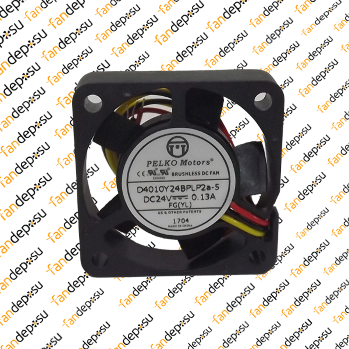 PELKO D4010Y24BPLP2a-5 40x40x10mm 24V DC 0.13A PLASTİK KASA PLASTİK KANAT FAN