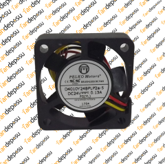PELKO D4010Y24BPLP2a-5 40x40x10mm 24V DC 0.13A PLASTİK KASA PLASTİK KANAT FAN