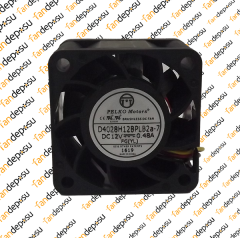 PELKO D4028H12BPLB2a-7 40x40x28mm 12V DC 0.48A PLASTİK KASA PLASTİK KANAT FAN