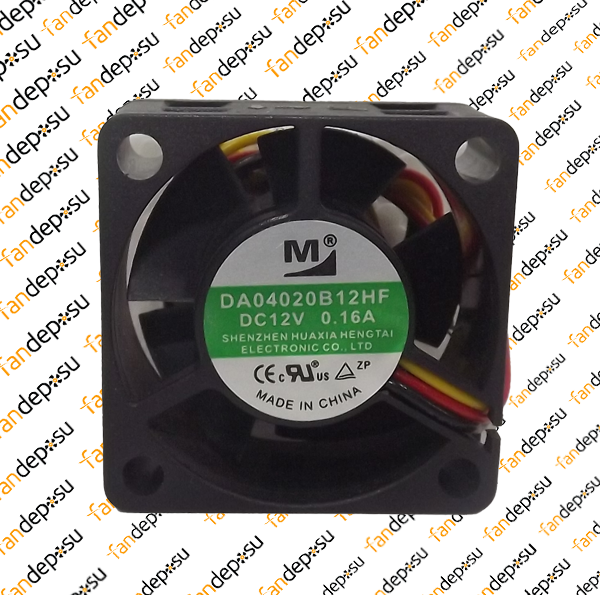 M FAN DA04020B12HF  40x40x20mm 12V DC 0.16A PLASTİK KASA PLASTİK KANAT FAN