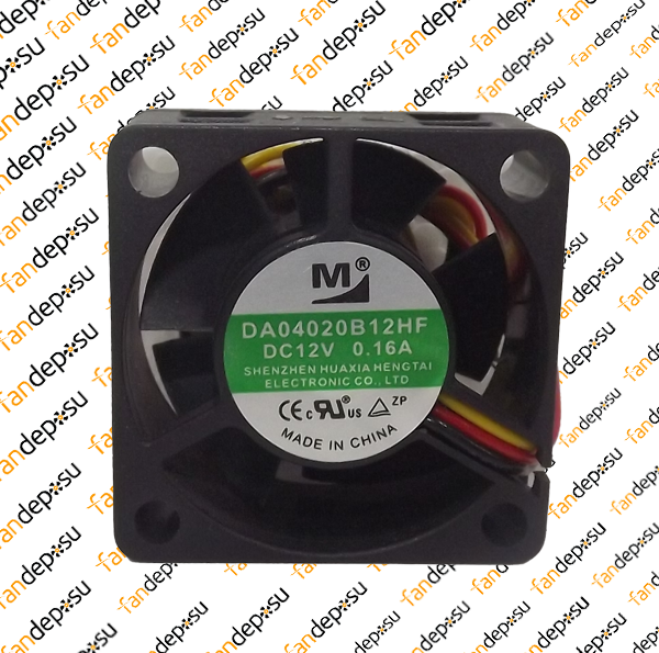 M FAN DA04020B12HF  40x40x20mm 12V DC 0.16A PLASTİK KASA PLASTİK KANAT FAN