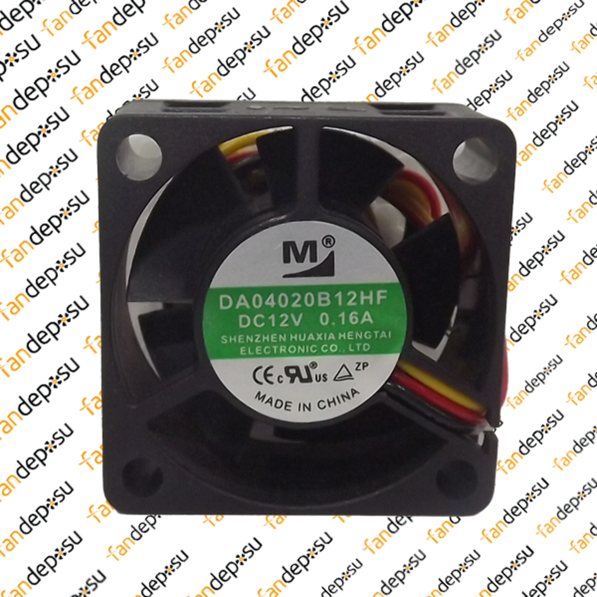 M FAN DA04020B12HF  40x40x20mm 12V DC 0.16A PLASTİK KASA PLASTİK KANAT FAN