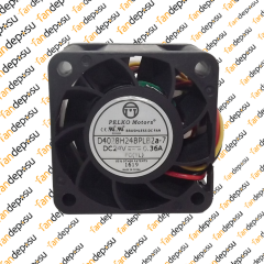 PELKO D4028H24BPLB2a-7 40x40x28mm 24V DC 0.36A PLASTİK KASA PLASTİK KANAT FAN