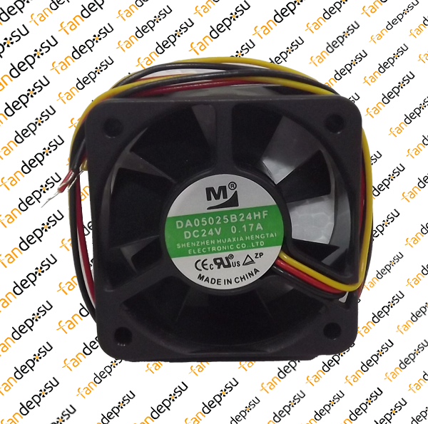 M FAN DA05025B24HF  50x50x25mm 24V DC 0.17A PLASTİK KASA PLASTİK KANAT FAN