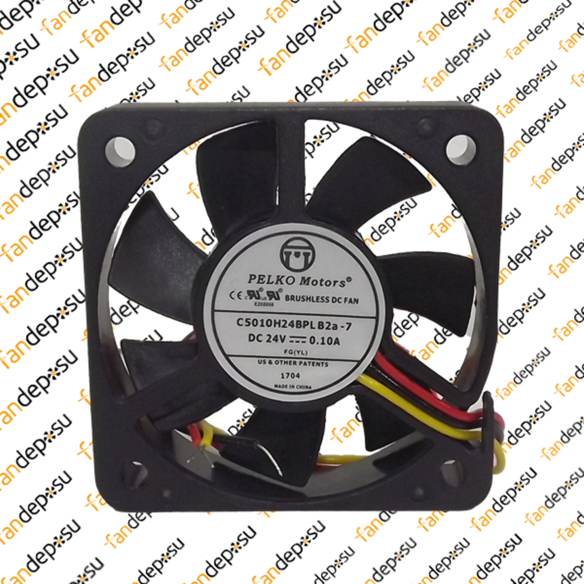 PELKO C5010H24BPLB2a-7  50x50x10mm  24V DC 0.10A PLASTİK KASA PLASTİK KANAT FAN