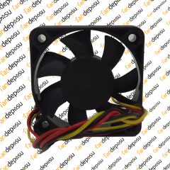 PELKO C5010H24BPLB2a-7  50x50x10mm  24V DC 0.10A PLASTİK KASA PLASTİK KANAT FAN