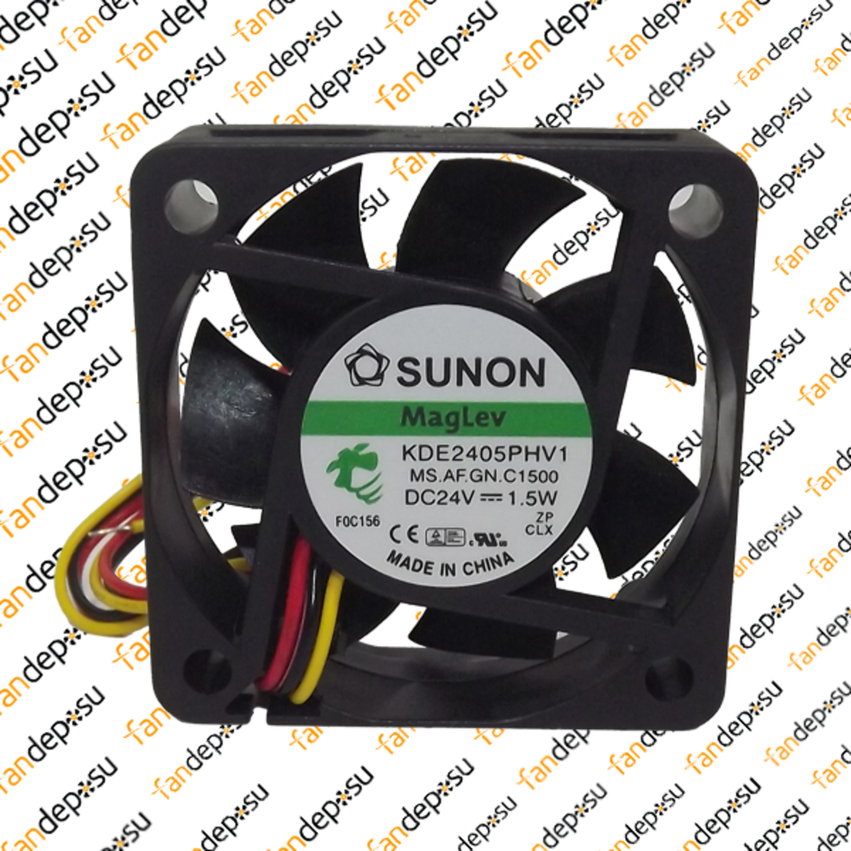 SUNON KDE2405PHV1  50x50x15mm  24V DC 1.5W  PLASTİK KASA PLASTİK KANAT FAN