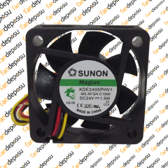 SUNON KDE2405PHV1  50x50x15mm  24V DC 1.5W  PLASTİK KASA PLASTİK KANAT FAN