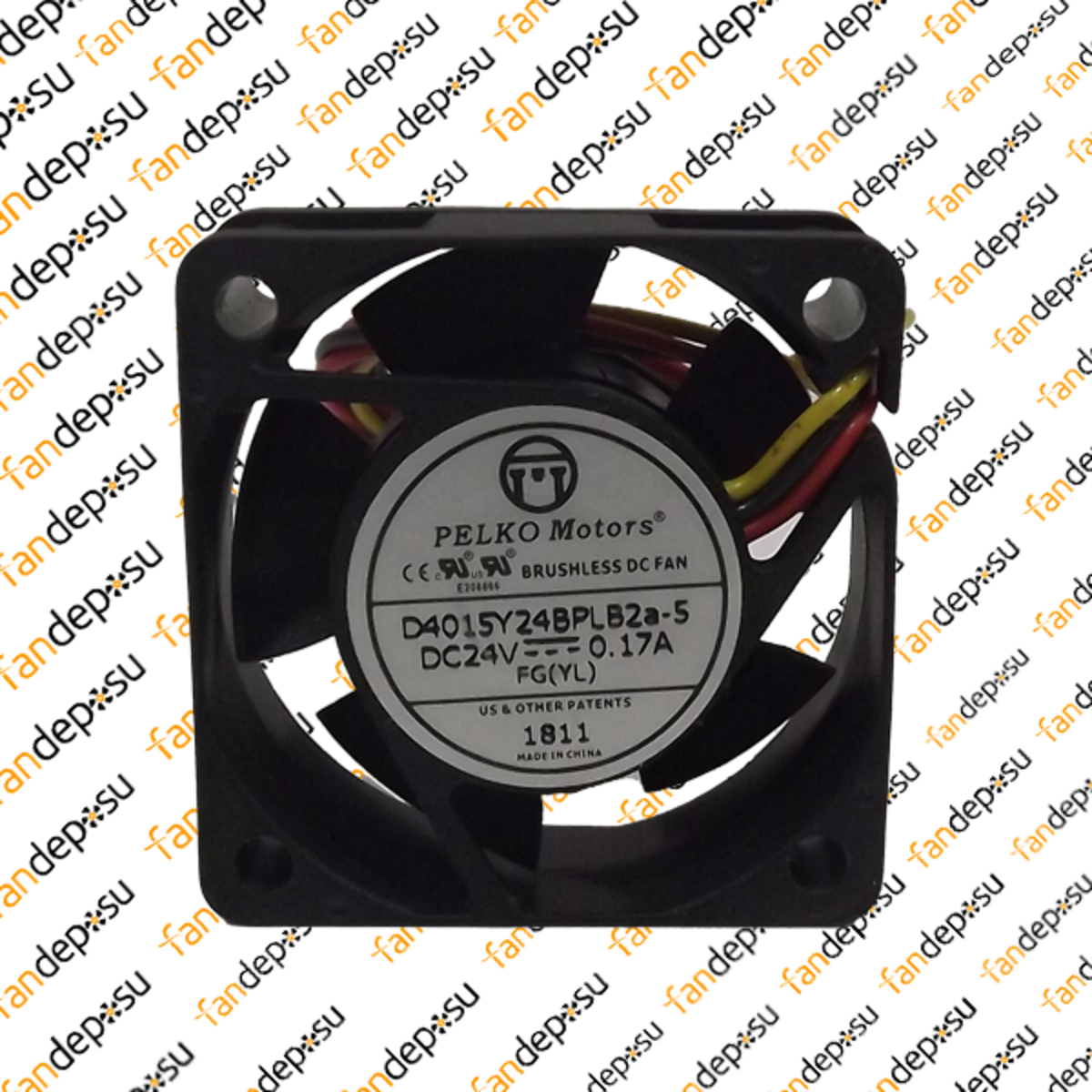 PELKO D4015Y24BPLB2a-5  40x40x15mm  24V DC 0.17A PLASTİK KASA PLASTİK KANAT FAN