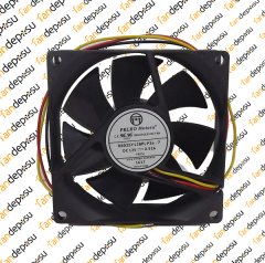 PELKO R8025Y12BPLP2a-7  80x80x25mm 12V DC 0.52A  PLASTİK KASA PLASTİK KANAT FAN
