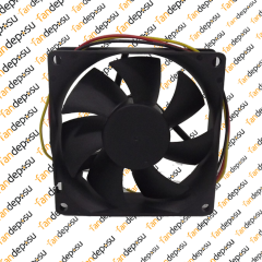 PELKO R8025Y12BPLP2a-7  80x80x25mm 12V DC 0.52A  PLASTİK KASA PLASTİK KANAT FAN