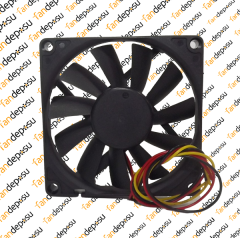 M FAN DA08015B12MF  80x80x15mm 12V DC 0.20A PLASTİK KASA PLASTİK KANAT FAN