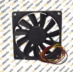 M FAN DA08015B12MF  80x80x15mm 12V DC 0.20A PLASTİK KASA PLASTİK KANAT FAN
