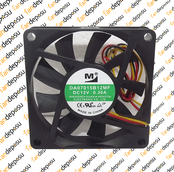 M FAN DA07015B12MF  70x70x15mm 12V DC 0.30A PLASTİK KASA PLASTİK KANAT FAN