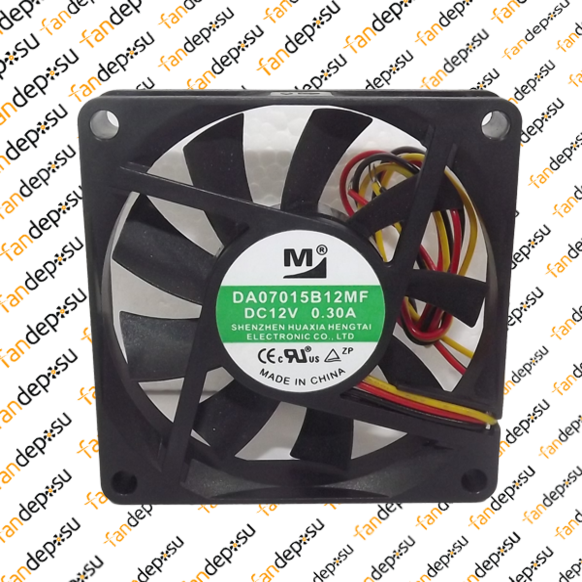 M FAN DA07015B12MF  70x70x15mm 12V DC 0.30A PLASTİK KASA PLASTİK KANAT FAN