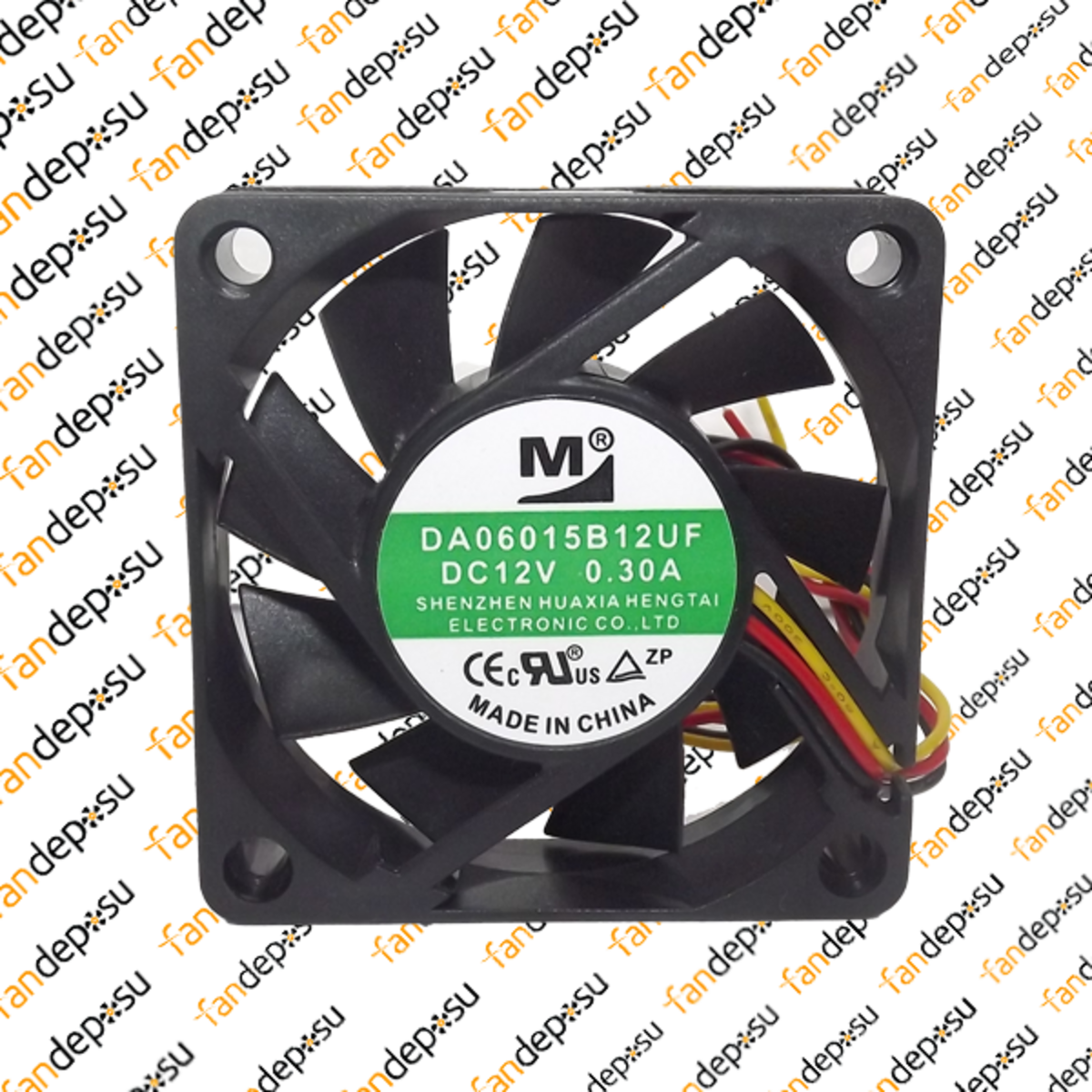 M FAN DA06015B12UF 60x60x15mm 12V DC 0.30A PLASTİK KASA PLASTİK KANAT FAN