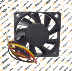 M FAN DA06015B12UF 60x60x15mm 12V DC 0.30A PLASTİK KASA PLASTİK KANAT FAN