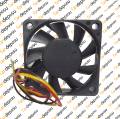 M FAN DA06015B12UF 60x60x15mm 12V DC 0.30A PLASTİK KASA PLASTİK KANAT FAN
