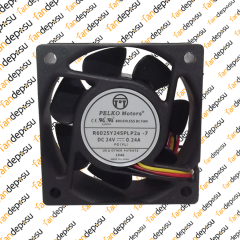 PELKO R6025Y24SPLP2a-7  60x60x25mm 24V DC 0.24A PLASTİK KASA PLASTİK KANAT FAN