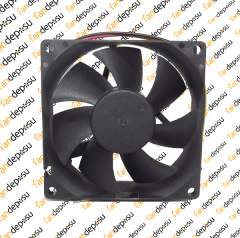 PELKO R8025Y12BPLP2a-7  80x80x25mm  12V DC 0.52A  PLASİK KASA PLASTİK KANAT FAN