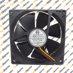 PELKO C9225X12SPLP2a-7  92x92x25mm  12VDC 0.35A PLASTİK KASA PLASTİK KANAT FAN