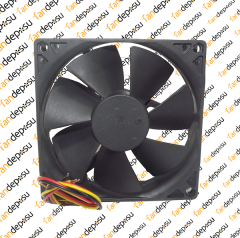 PELKO C9225X12SPLP2a-7  92x92x25mm  12VDC 0.35A PLASTİK KASA PLASTİK KANAT FAN