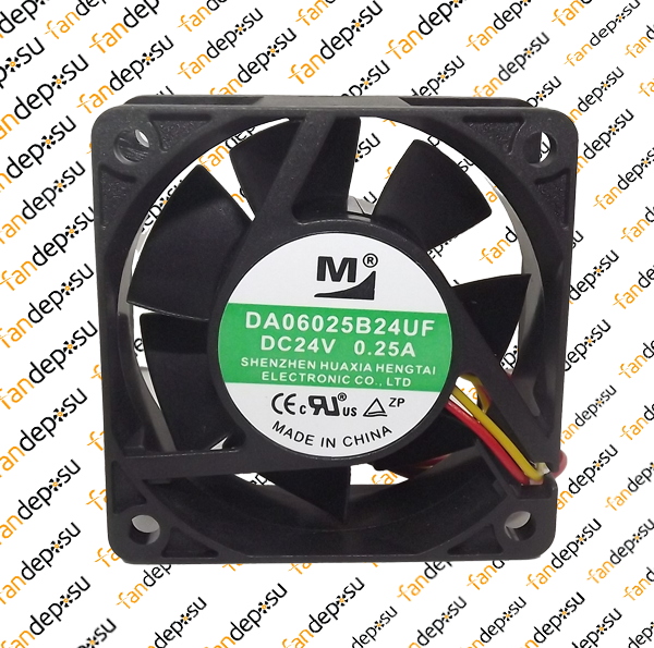 M FAN DA06025B24UF  60x60x25mm 24V DC 0.25A PLASTİK KASA PLASTİK KANAT FAN