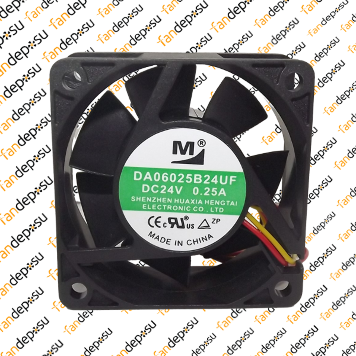 M FAN DA06025B24UF  60x60x25mm 24V DC 0.25A PLASTİK KASA PLASTİK KANAT FAN