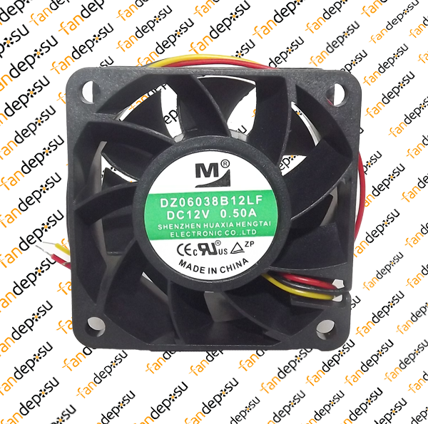 M FAN DZ06038B12LF  60x60x38mm 12V DC 0.50A PLASTİK KASA PLASTİK KANAT FAN