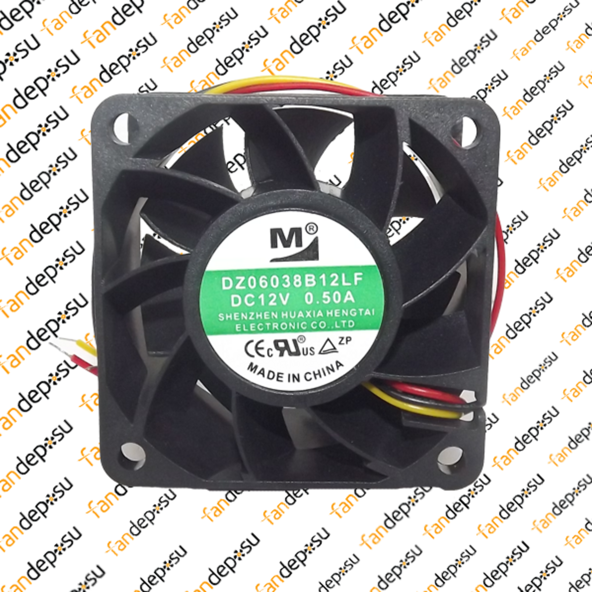 M FAN DZ06038B12LF  60x60x38mm 12V DC 0.50A PLASTİK KASA PLASTİK KANAT FAN