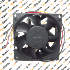 M FAN YM1208PMZB1  80x80x38mm 12V DC 0.69A  PLASTİK KASA PLASTİK PERVANE FAN