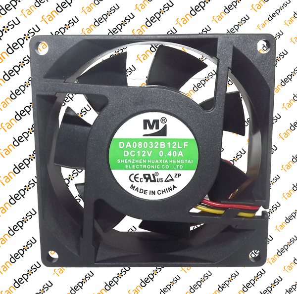 M FAN DA08032B12LF  80x80x32mm 12V DC 0.40A PLASTİK KASA PLASTİK PERVANE FAN