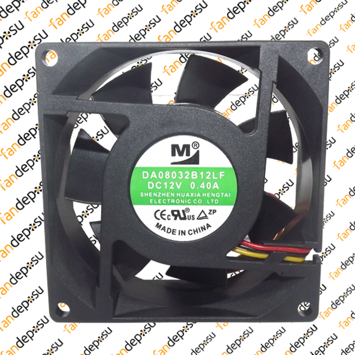 M FAN DA08032B12LF  80x80x32mm 12V DC 0.40A PLASTİK KASA PLASTİK PERVANE FAN