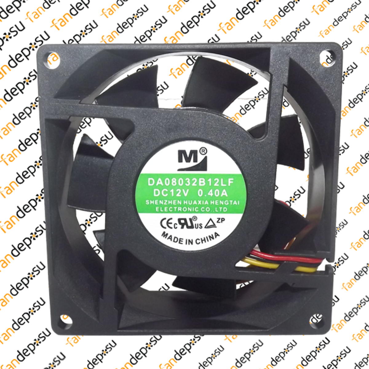 M FAN DA08032B12LF  80x80x32mm 12V DC 0.40A PLASTİK KASA PLASTİK PERVANE FAN