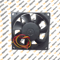 M FAN DA08032B12LF  80x80x32mm 12V DC 0.40A PLASTİK KASA PLASTİK PERVANE FAN
