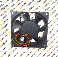 M FAN DA08032B12LF  80x80x32mm 12V DC 0.40A PLASTİK KASA PLASTİK PERVANE FAN
