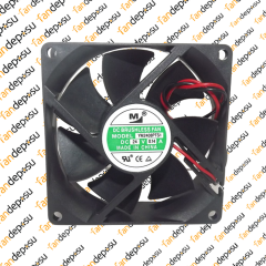 M FAN YM2408PTS1  80x80x25mm 24V DC 0.14A PLASTİK KASA PLASTİK KANAT FAN