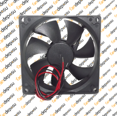 M FAN DA09225S24H  92x92x25mm 24V DC 0.40A PLASTİK KASA PLASTİK KANAT FAN