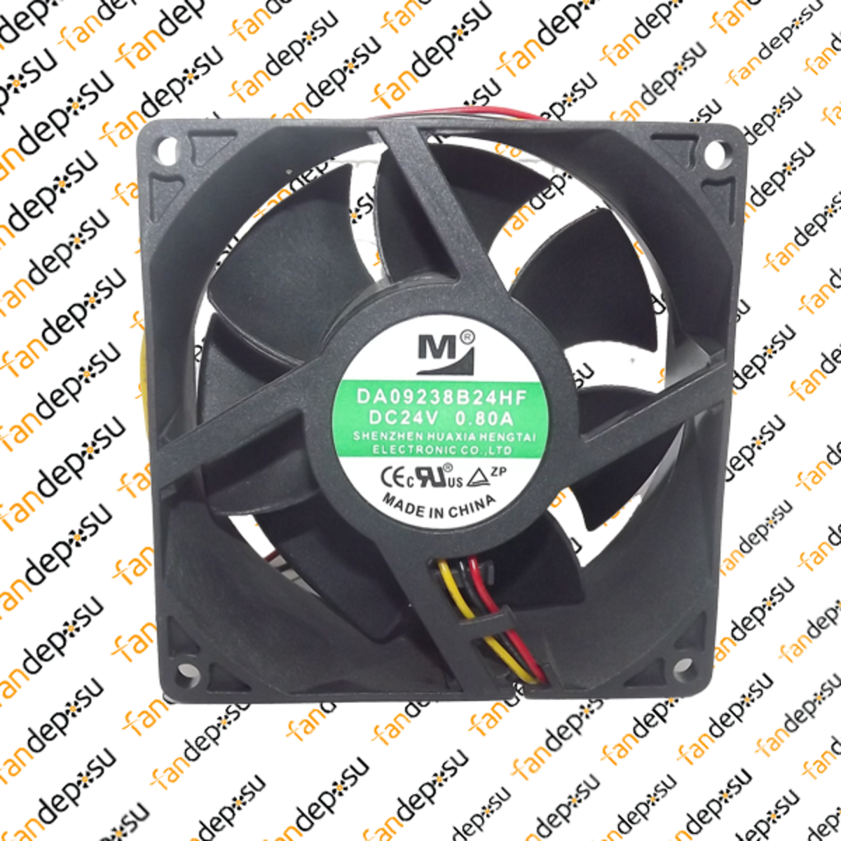 M FAN DA09238B24HF  92x92x38mm 24V DC 0.80A PLASTİK KASA PLASTİK KANAT FAN