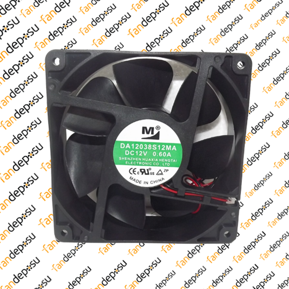 M FAN DA12038S12MA  120x120x38mm 12V DC 0.60A PLASTİK KASA PLASTİK KANAT FAN