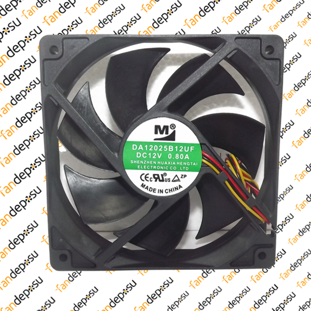M FAN DA12025B12UF  120x120x25mm 12V DC 0.80A PLASTİK KASA PLASTİK KANAT FAN