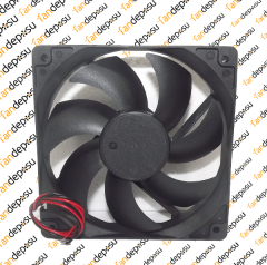 M FAN DA12025S12MA  120x120x25mm 12V DC 0.40A PLASTİK KASA PLASTİK KANAT FAN