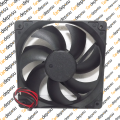 M FAN DA12025S12MA  120x120x25mm 12V DC 0.40A PLASTİK KASA PLASTİK KANAT FAN