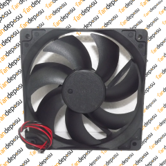 M FAN DA12025S12MA  120x120x25mm 12V DC 0.40A PLASTİK KASA PLASTİK KANAT FAN