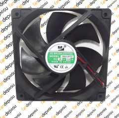 M FAN YM2412PTS1  120x120x25mm 24V DC 0.10A PLASTİK KASA PLASTİK KANAT FAN