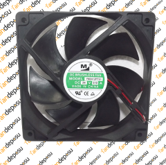 M FAN YM2412PTS1  120x120x25mm 24V DC 0.10A PLASTİK KASA PLASTİK KANAT FAN