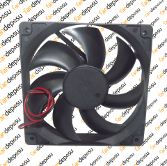M FAN YM2412PTS1  120x120x25mm 24V DC 0.10A PLASTİK KASA PLASTİK KANAT FAN
