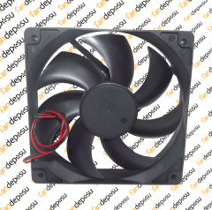 M FAN YM2412PTS1  120x120x25mm 24V DC 0.10A PLASTİK KASA PLASTİK KANAT FAN