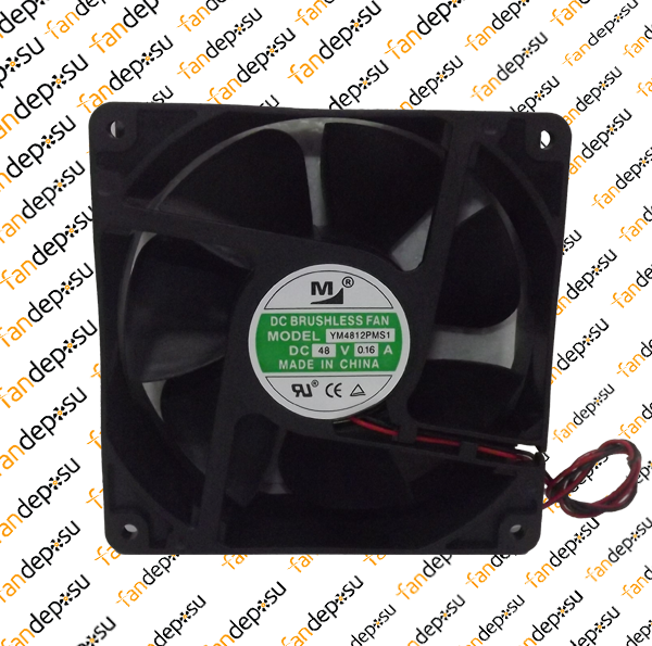 M FAN YM4812PMS1 120x120x38mm 48V DC 0.16A PLASTİK KASA PLASTİK KANAT FAN
